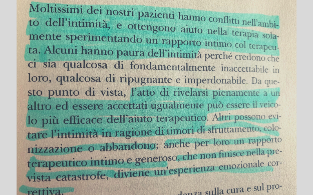 La relazione in terapia
